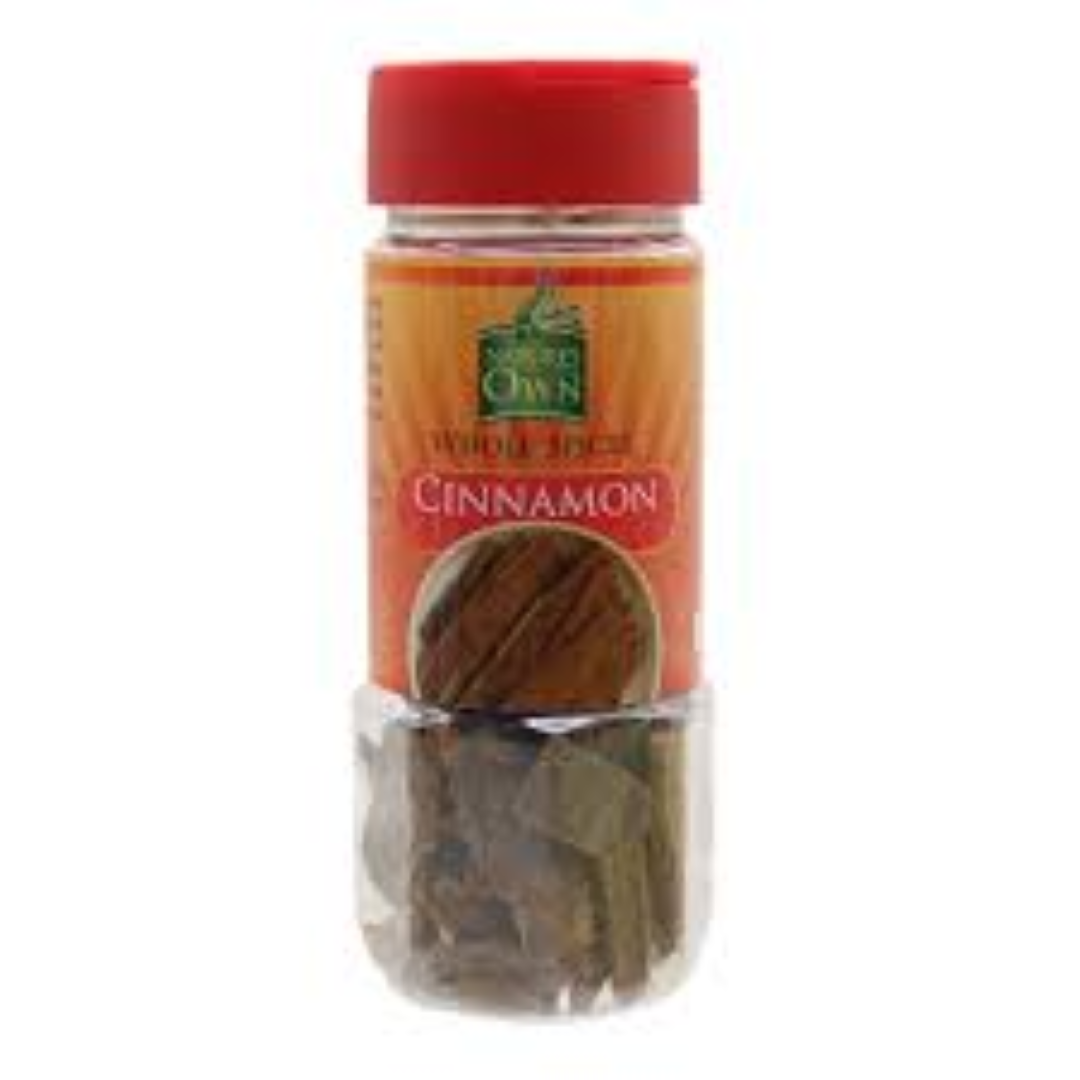 NATURES OWN CINNAMON WHOLE JAR 40G
